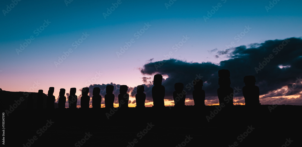 Moai Sunrise