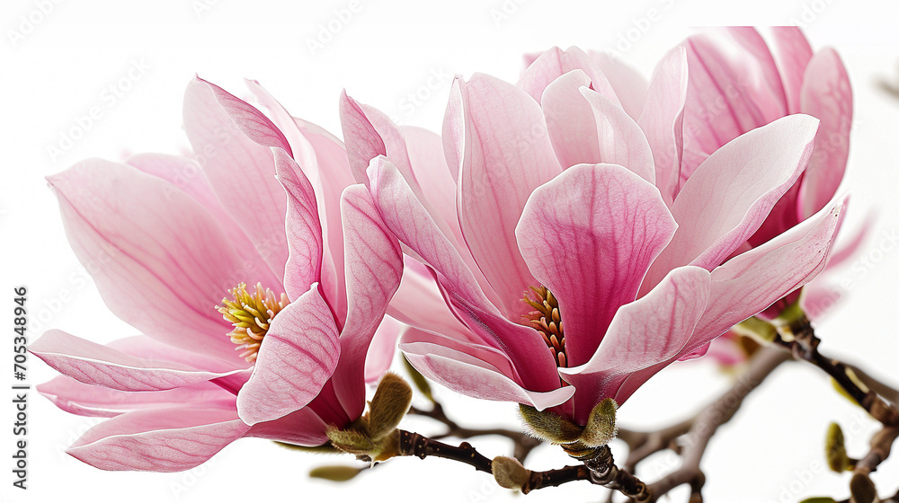 Obraz premium pink magnolia flower