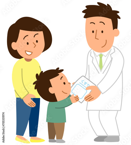 服薬指導をする6・男性1