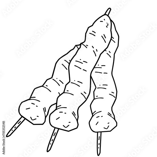 Indonesian food sate