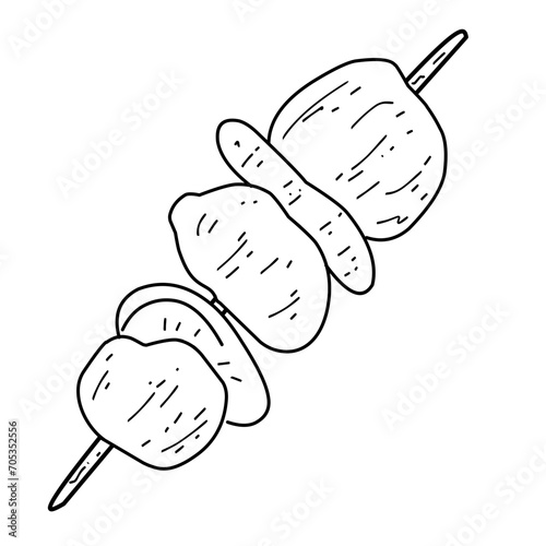 Indonesian food sate