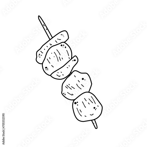 Indonesian food sate