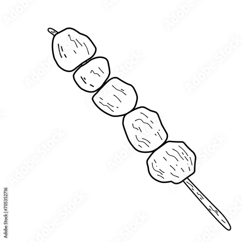 Indonesian food sate