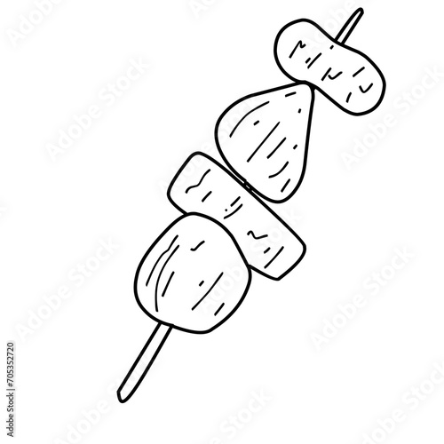 Indonesian food sate