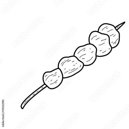 Indonesian food sate