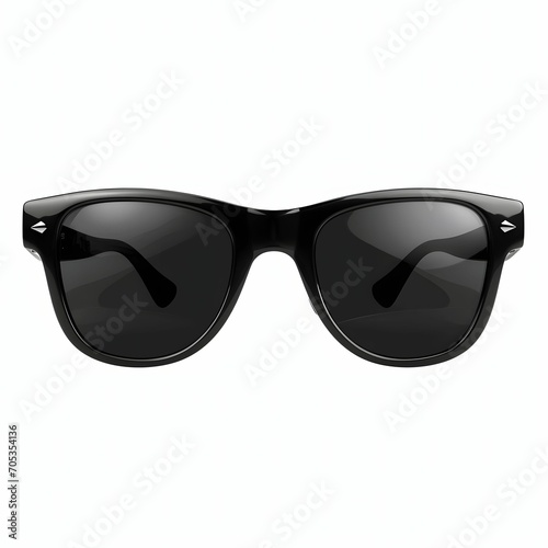 Trendy sunglasses, a stylish accessory for sun-soaked days, isolated on a clean white background