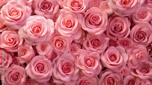 Background of Mixed Roses for Valentine’s Day