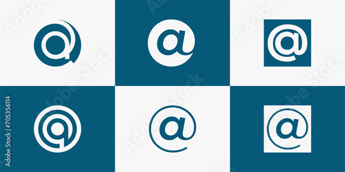 set of icons @