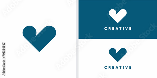love simple creative logo icon 