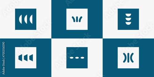 sign mark alert token icon simple logoset