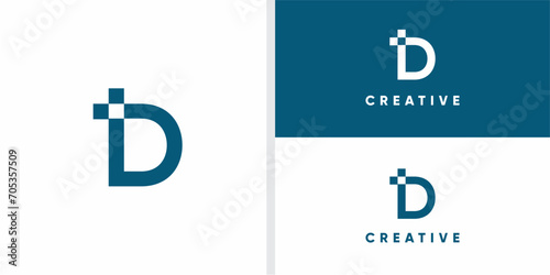 LETTER D ICON SIMPLE LOGO