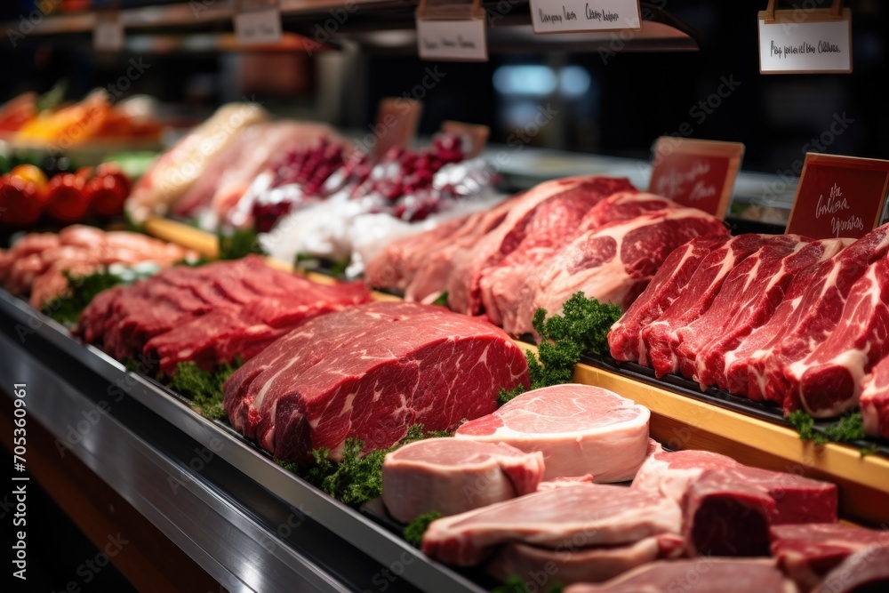 Wide selection of gourmet meat products