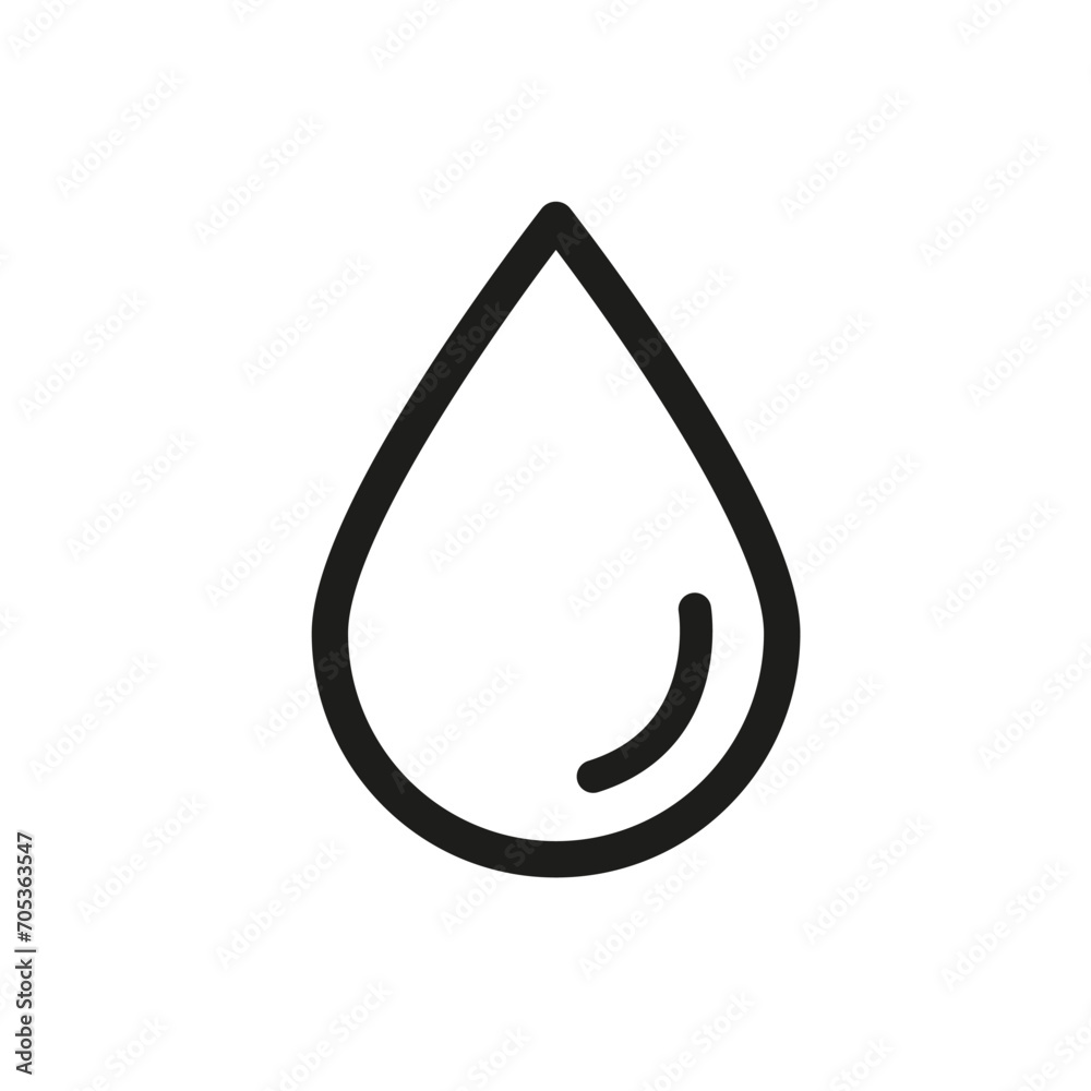 Water Drop Icon. Liquid drop icon. Vector illustration. EPS 10. Water Drop Icon. Liquid drop icon. Vector illustration. EPS 10.