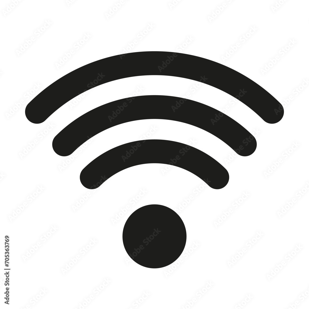 Wifi icon. Wi fi sign. Wi Fi symbol. Vector illustration. EPS 10. Wifi icon. Wi fi sign. Wi Fi symbol. Vector illustration. EPS 10.