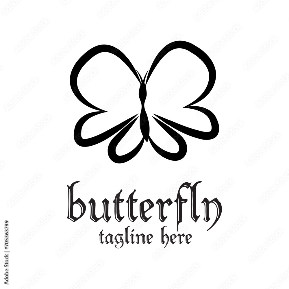 butterfly logo template simple and simple butterfly logo template simple and simple