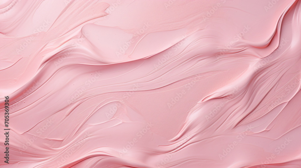 Pattern background of pastel pink acrylic oil paint texture. close up. Generative AI Pattern background of pastel pink acrylic oil paint texture. close up. Generative AI