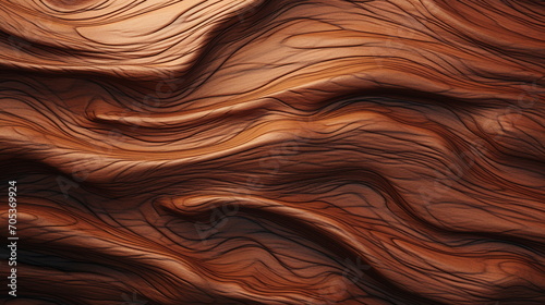 wood texture with a brown color, rough wood texture - Generative AI