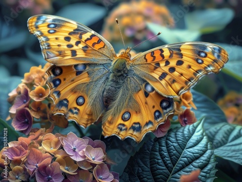 Butterfly on plant