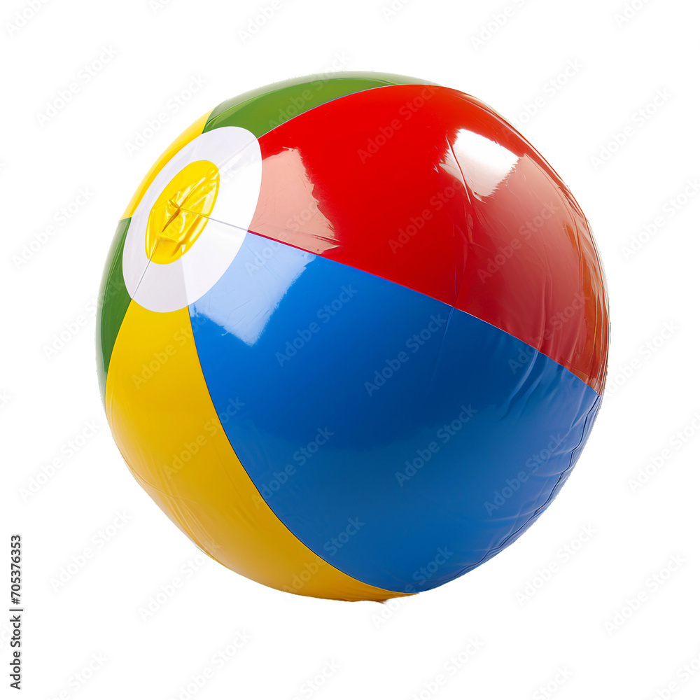 Naklejka premium Beach ball, PNG graphic resource