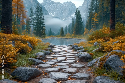 autumn in the mountains
