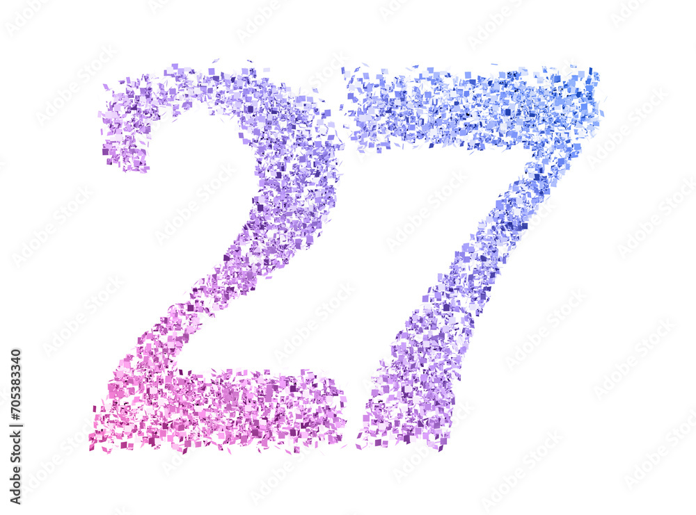Gradient glitter number27 Gradient glitter number27