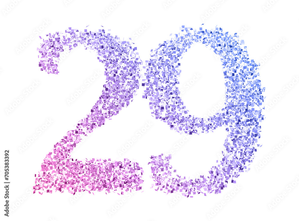 Gradient glitter number29 Gradient glitter number29