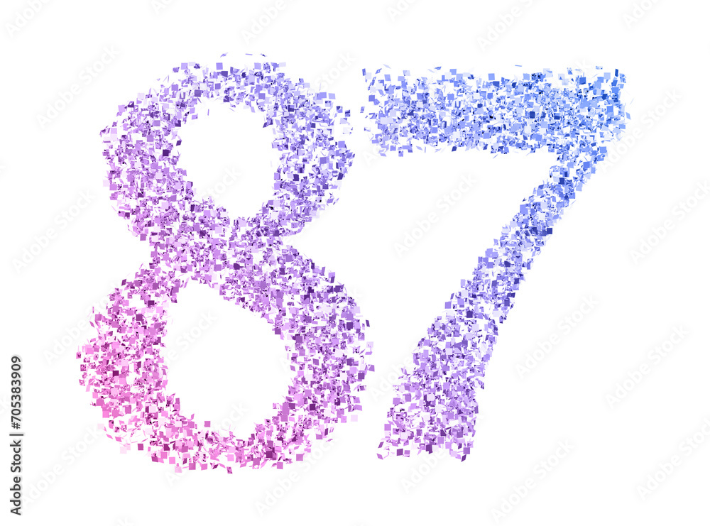 Gradient glitter number87 Gradient glitter number87