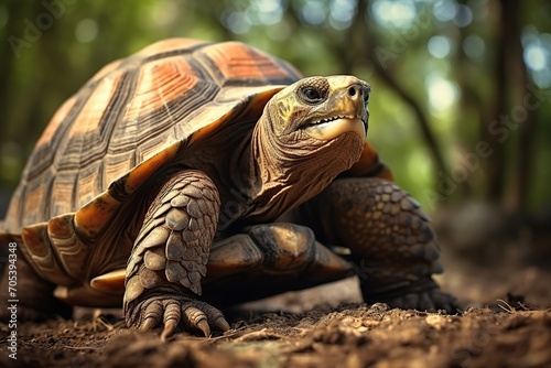 African spurred tortoise (Geochelone sulcata)