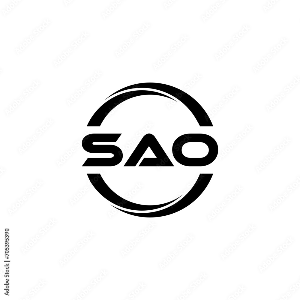 SAO letter logo design with white background in illustrator, cube logo, vector logo, modern alphabet font overlap style. calligraphy designs for logo, Poster, Invitation, etc. SAO letter logo design with white background in illustrator, cube logo, vector logo, modern alphabet font overlap style. calligraphy designs for logo, Poster, Invitation, etc.