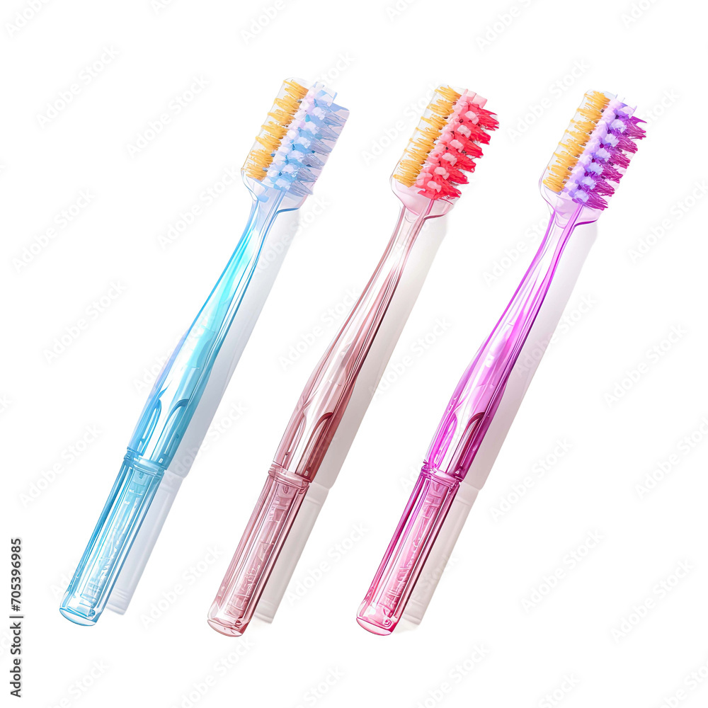 Toothbrushes isolated on transparent background Toothbrushes isolated on transparent background