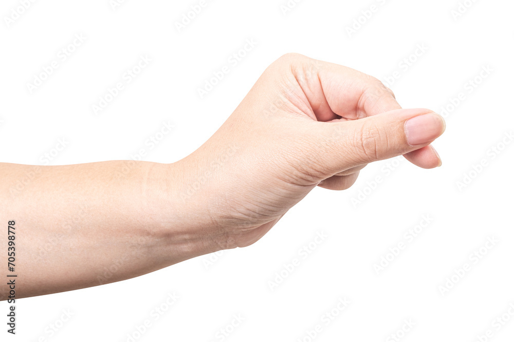 Male hand hold virtual business card, credit card or blank paper isolated on white background. Male hand hold virtual business card, credit card or blank paper isolated on white background.