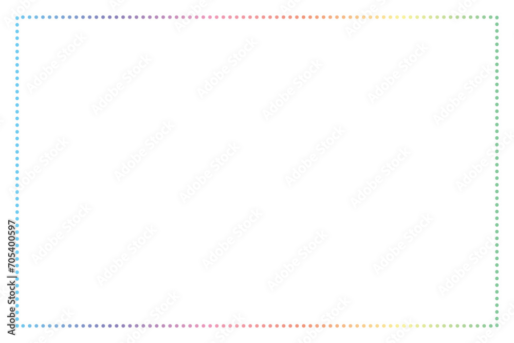 Simple of frame. Design vector rectangle with dot halftone spectrum on white background. Design print for illustration, greeting cards, wedding invitations, restaurant menu, royal certificates. Set 32 Simple of frame. Design vector rectangle with dot halftone spectrum on white background. Design print for illustration, greeting cards, wedding invitations, restaurant menu, royal certificates. Set 32