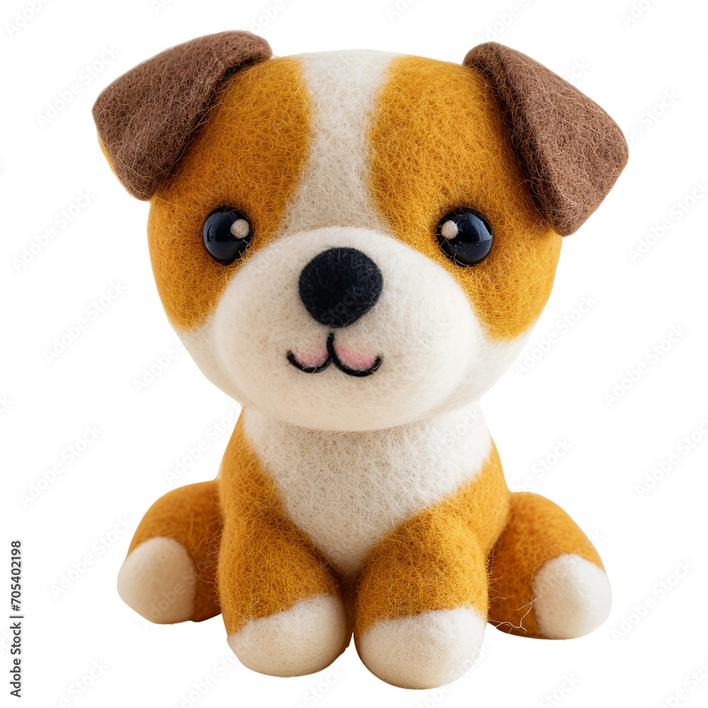 Felted dog toy, PNG graphic resource Felted dog toy, PNG graphic resource