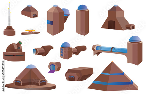 martian geopolymer buildings