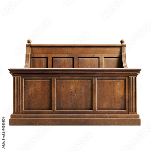 Judges bench, PNG graphic resource photo