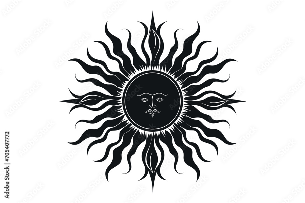 Sun Design Silhouette Sun Design Silhouette