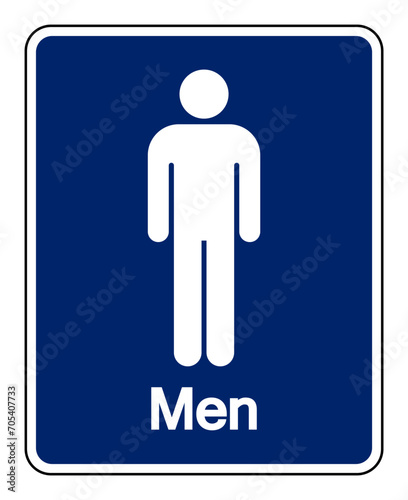 Men Symbol Sign,Vector Illustration, Isolated On White Background Label. EPS10