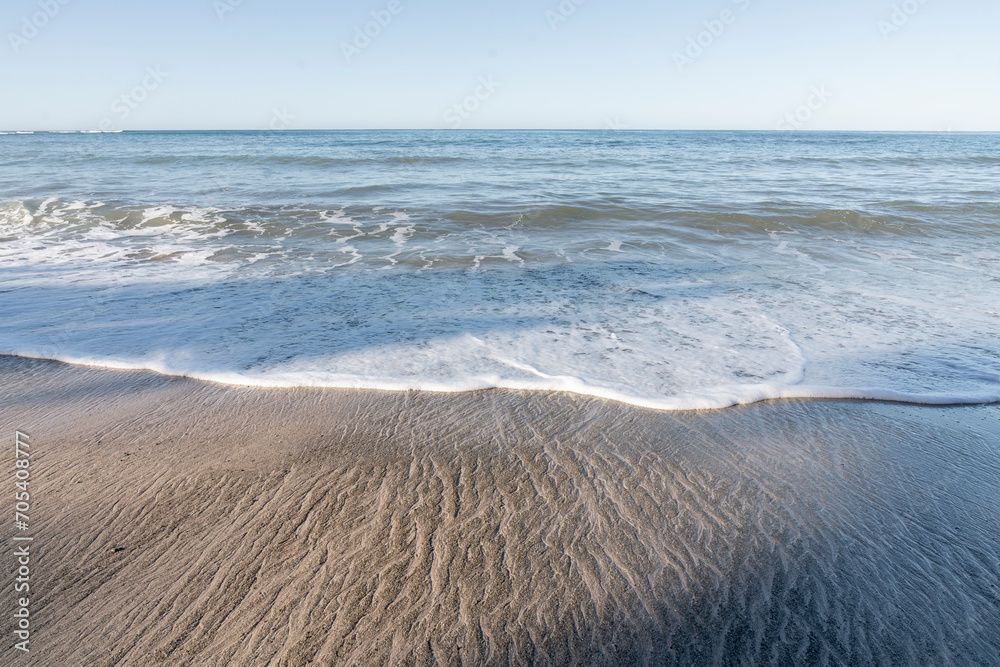Beach in morning glory at Costa Rica travel and ocean view Beach in morning glory at Costa Rica travel and ocean view