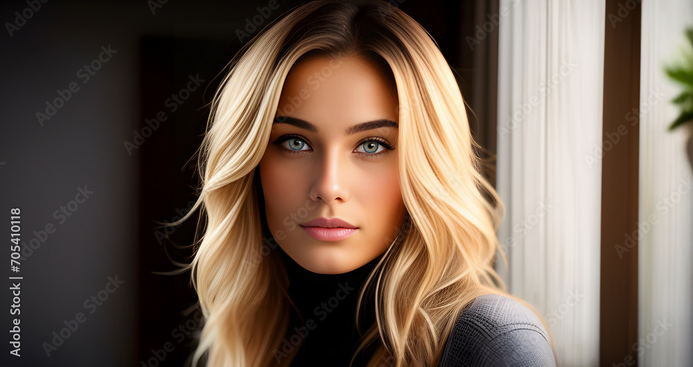 Close up portrait of Beautiful girl face. Beautiful brunette woman, portrait closeup. Face of young woman with wavy hair. Beauty face. Model girl with curly hairstyle. Woman face. Close up portrait of Beautiful girl face. Beautiful brunette woman, portrait closeup. Face of young woman with wavy hair. Beauty face. Model girl with curly hairstyle. Woman face.