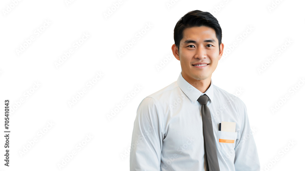 Portrait of a business person isolated on transparent background Portrait of a business person isolated on transparent background