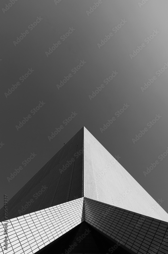 Modern building abstract background pattern