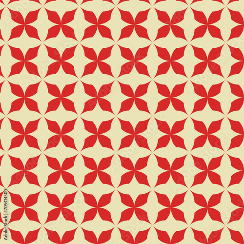 Geometric Flower Abstract Pattern Design. Composition of simple geometric shapes.for use in clothes and fashion or background design.