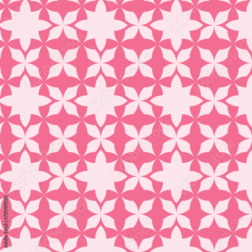 Geometric Flower Abstract Pattern Design. Composition of simple geometric shapes.for use in clothes and fashion or background design.