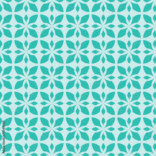 Geometric Flower Abstract Pattern Design. Composition of simple geometric shapes.for use in clothes and fashion or background design.