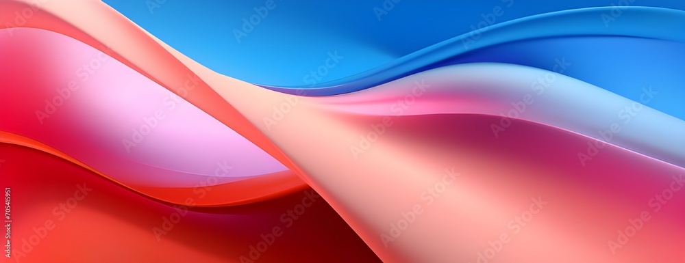 Fototapeta premium red purple blue wave background