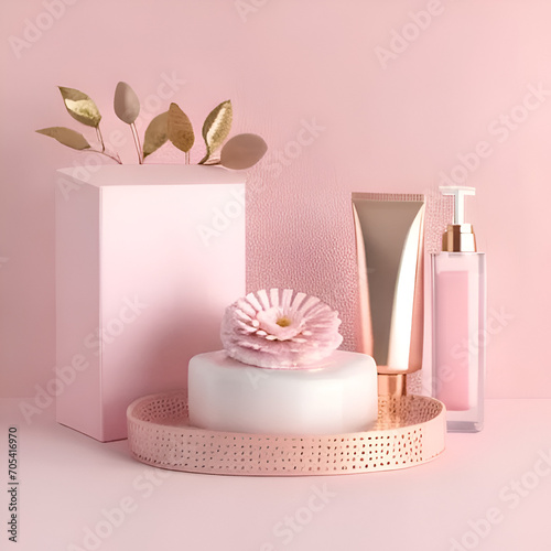 wedding cake with flowers and candles