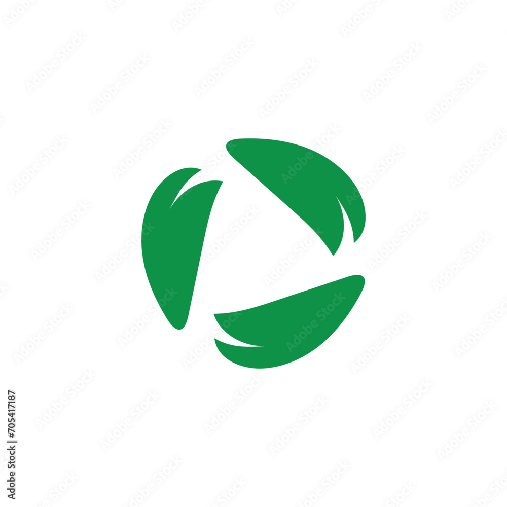 Leaf icon design template isolated illustration Leaf icon design template isolated illustration