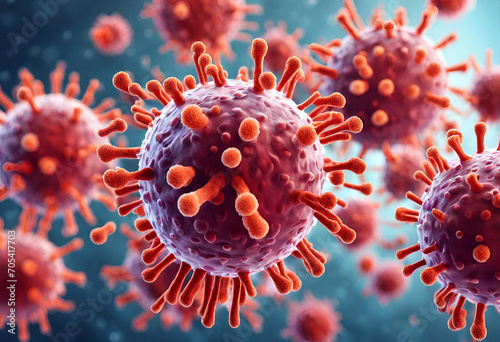 3d rendered illustration of a cells, blood cells, 3d rendered illustration of a virus