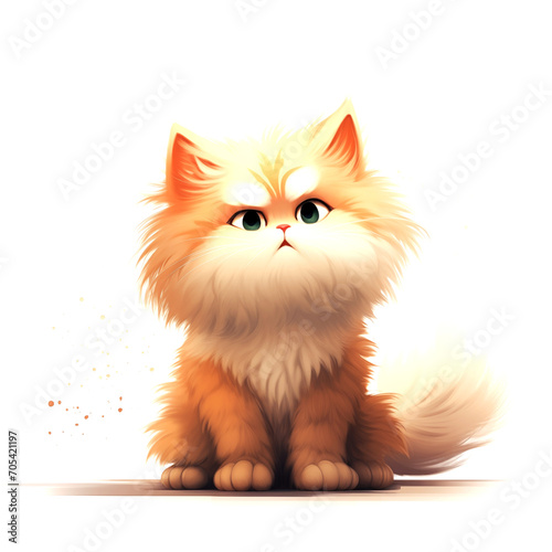 Cat clipart, PNG 300DPI, 4000X4000 pixel, Cute cat illustrations Planner elements for cat lovers Commercial use photo