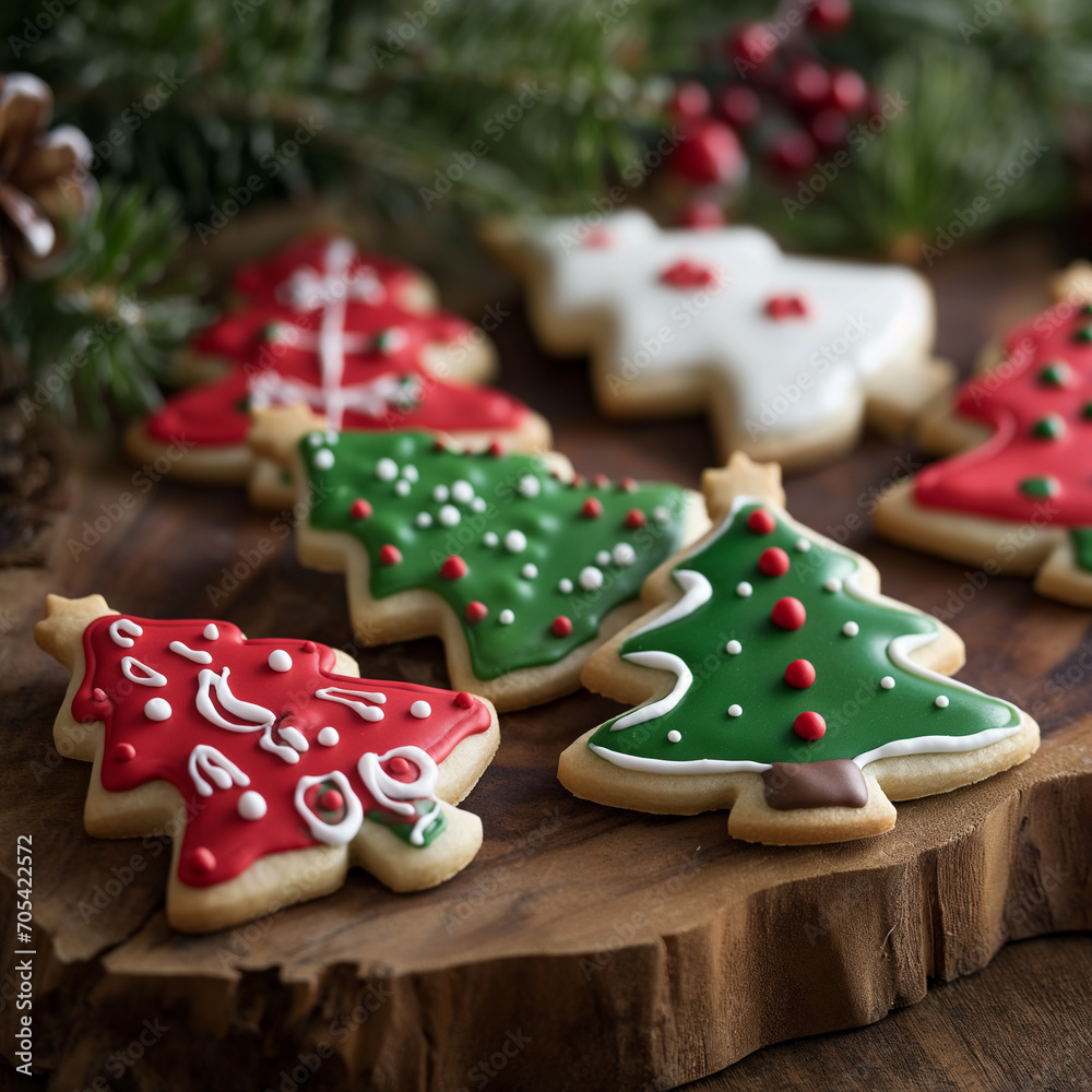 Christmas tree cookies Christmas tree cookies
